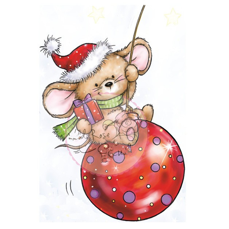 

Rubber Silicone Clear Stamps for Scrapbooking Tampons Transparents Seal Background Stamp Card Making Diy Cartoon Mouse