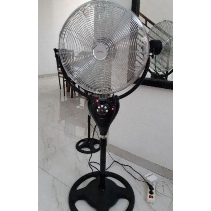 Kipas Angin berdiri Stand Fan blower MASPION Besi 18inch dengan Remote PW 1803RC