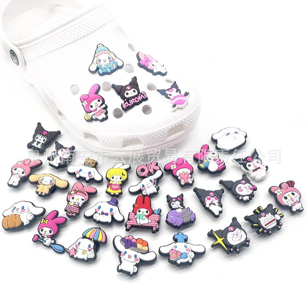 Jibbitz Populer Hiasan Aksesories crocs tas Sanrio Melodi Kuromi Cinamorol Pin crocs sanrio