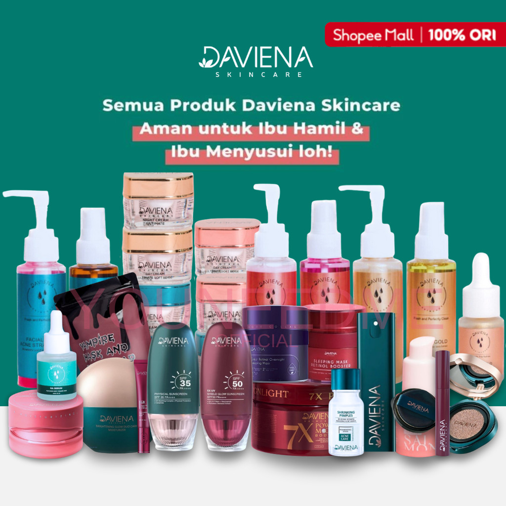 DAVIENA SKINCARE PAKET GLOWING SERIES | OFFICIAL STORE | DAVIENA | DEVINA SKINCARE | DAVINA SKINCARE