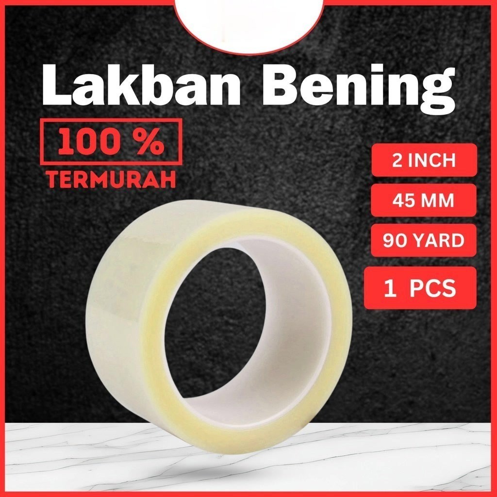 

Lakban Solatip Isolasi OPP Bening 2 Inch 45mm x 90 Yard 45micron MURAH Lakban Bening Super 2 inch x 90 yard 45mm x 90yard setara daimaru