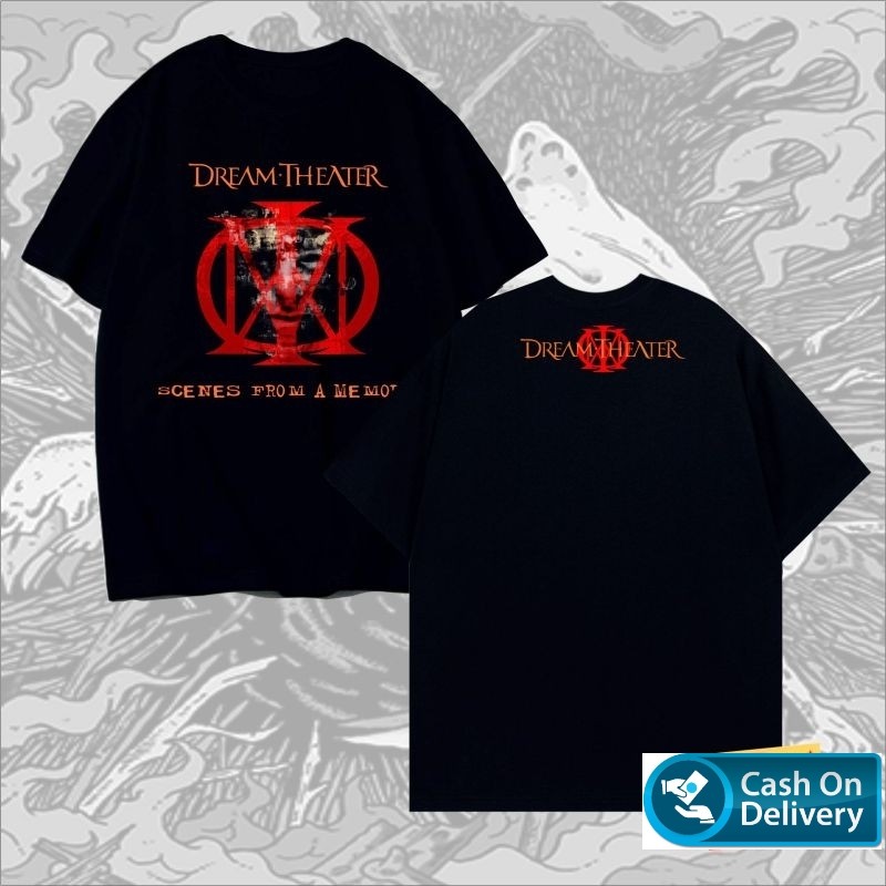 kaos lengan pendek band metal DREAM THEATER original distro - kaos pendek band luar METAL DREAM THEA