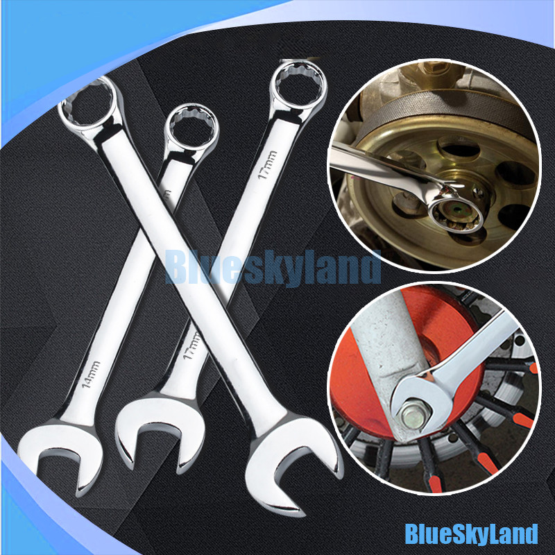 Kunci Ring Pas Set Pas 8-17mm Set Kunci Ring Pas Set Tools Pas Set Kunci Ring Pas Bolak Balik