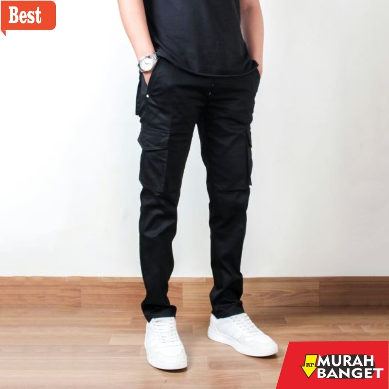 celana cargo panjang pria Celana Cargo Panjang Pria - Celana Panjang Cargo Original Polino