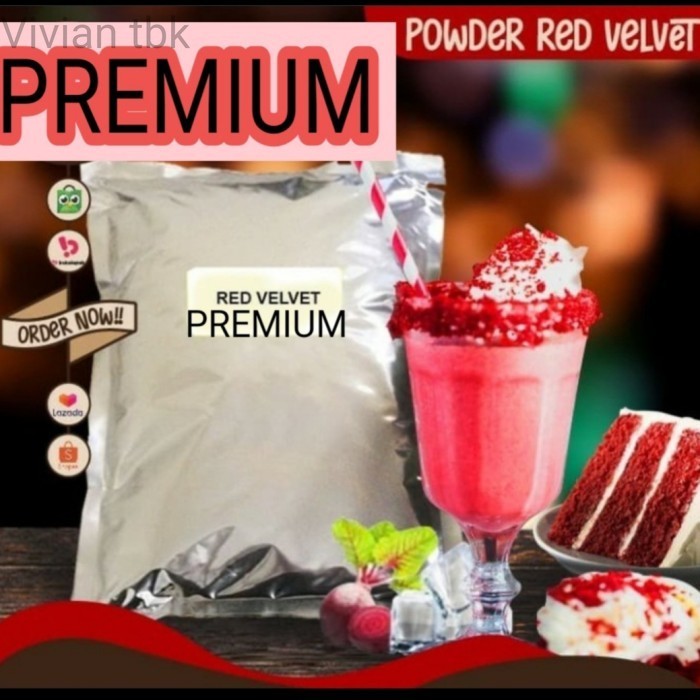 

vv Red Velvet Premium Bubuk Minuman 1 Kg
