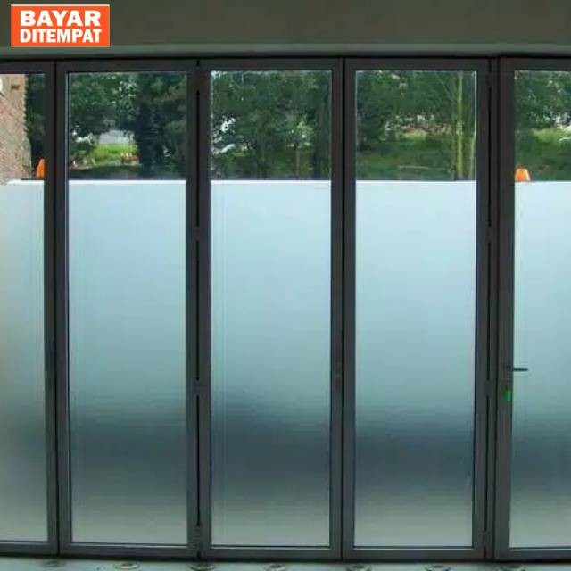 Sunblast stiker kaca film motif polos