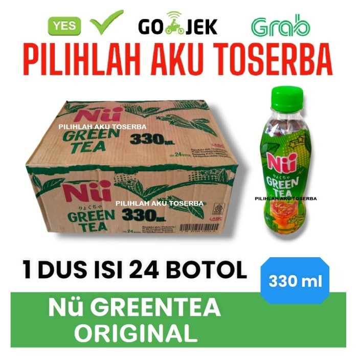 

NU Green Tea ORIGINAL 330 ml - ( HARGA 1 DUS ISI 24 botol )