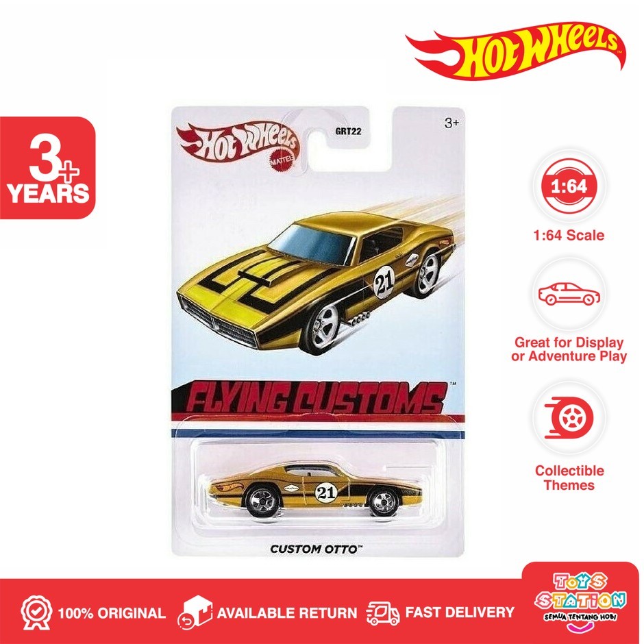 Hot Wheels Flying Customs - Custom Otto Gold