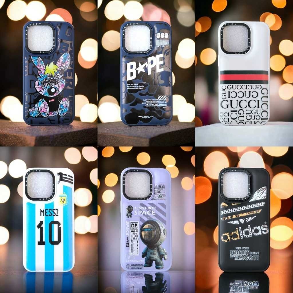 [ OPPO A5 2020 | A9 2020 | A16 ] CASETIFY MOTIF SPORT KAWS BEARBRCIK SILICONE CASE TIFY KARET CORAK
