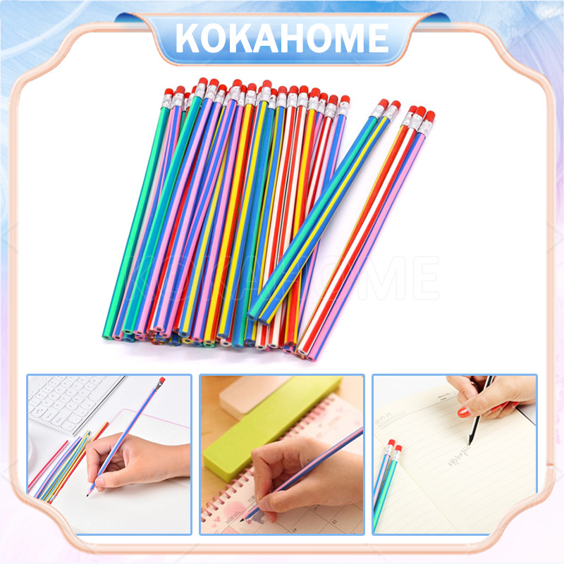 

pensil gulir fleksibel/pensil lentur fleksibel dengan penghapus/pensil karet dapat digulung