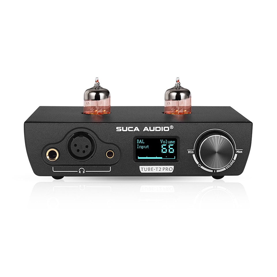 SUCA AUDIO TUBE-T2 PRO Headphone Amplifier 6N3 Tube Preamp TPA6120A2 OPA1612 RCA LEFT Headphone Ampl