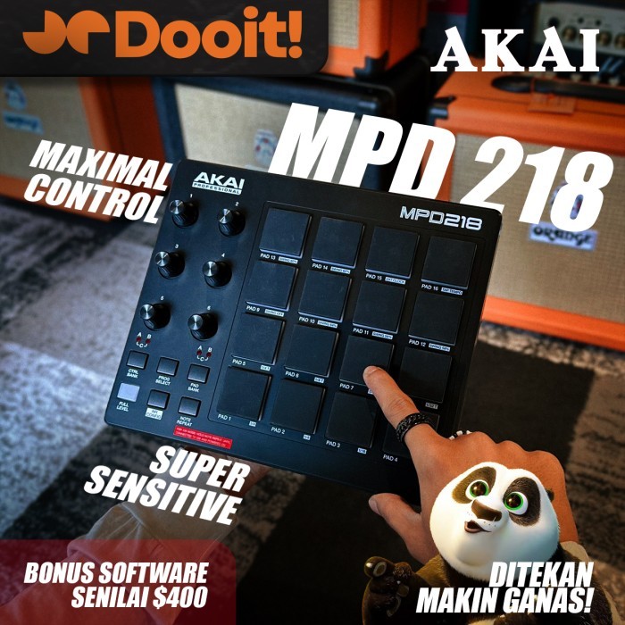 Akai MPD218 / MPD 218 / MPD-218 USB Drum Pad / Music Production Controller