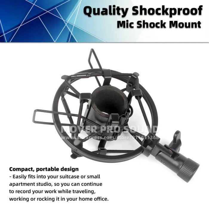 Shockmount SE7 SE8 PRO shockproof holder mic shotgun anti vibrate clip - SMount shotgun, 1pc