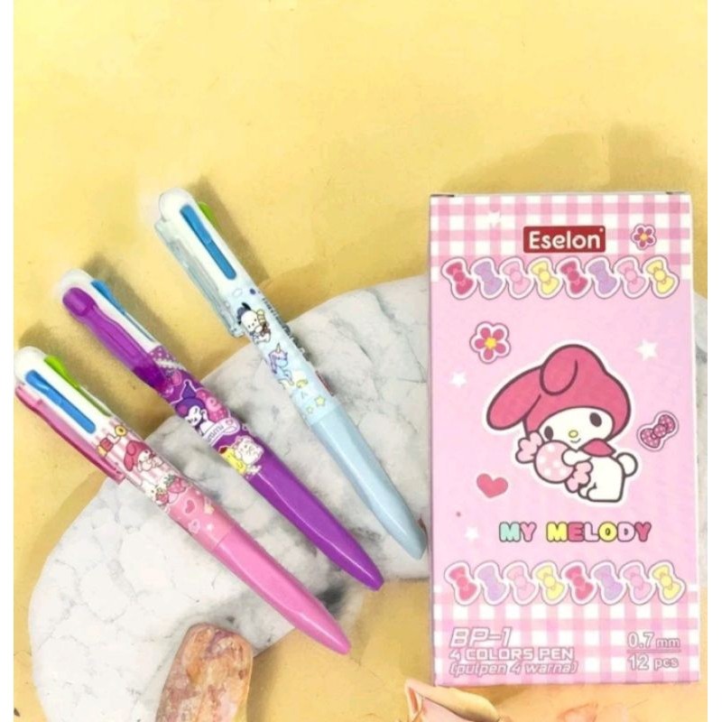 

Pulpen 4 Warna Motif Sanrio