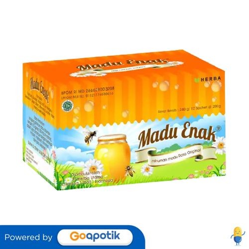 

Madu Enak Original 20 Gram Box 12 Sachet