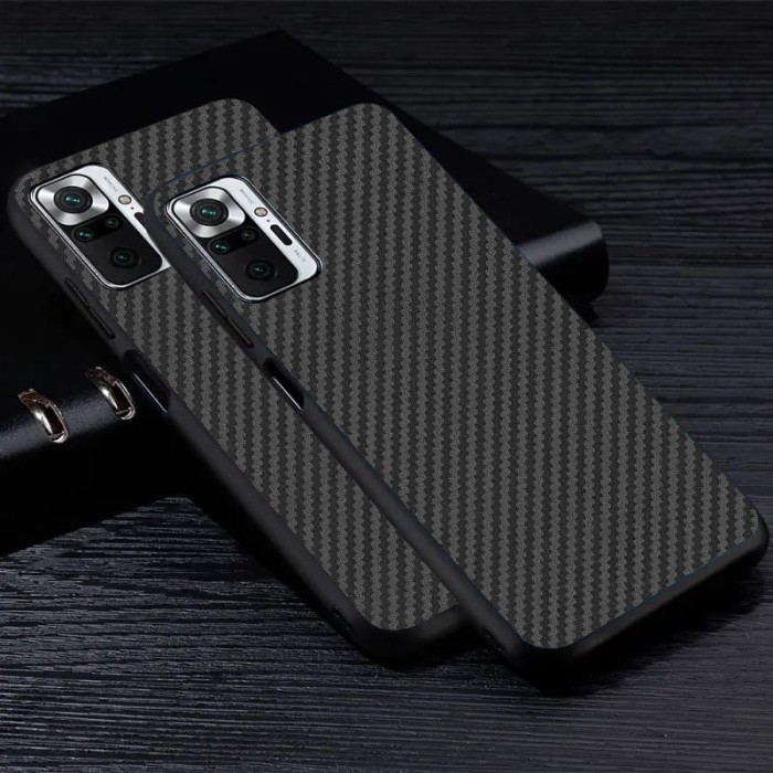 CASE XIAOMI REDMI NOTE 10 10S / NOTE 10 PRO SLIM FIT CARBON ANTI PANAS - REDMI NOTE 10
