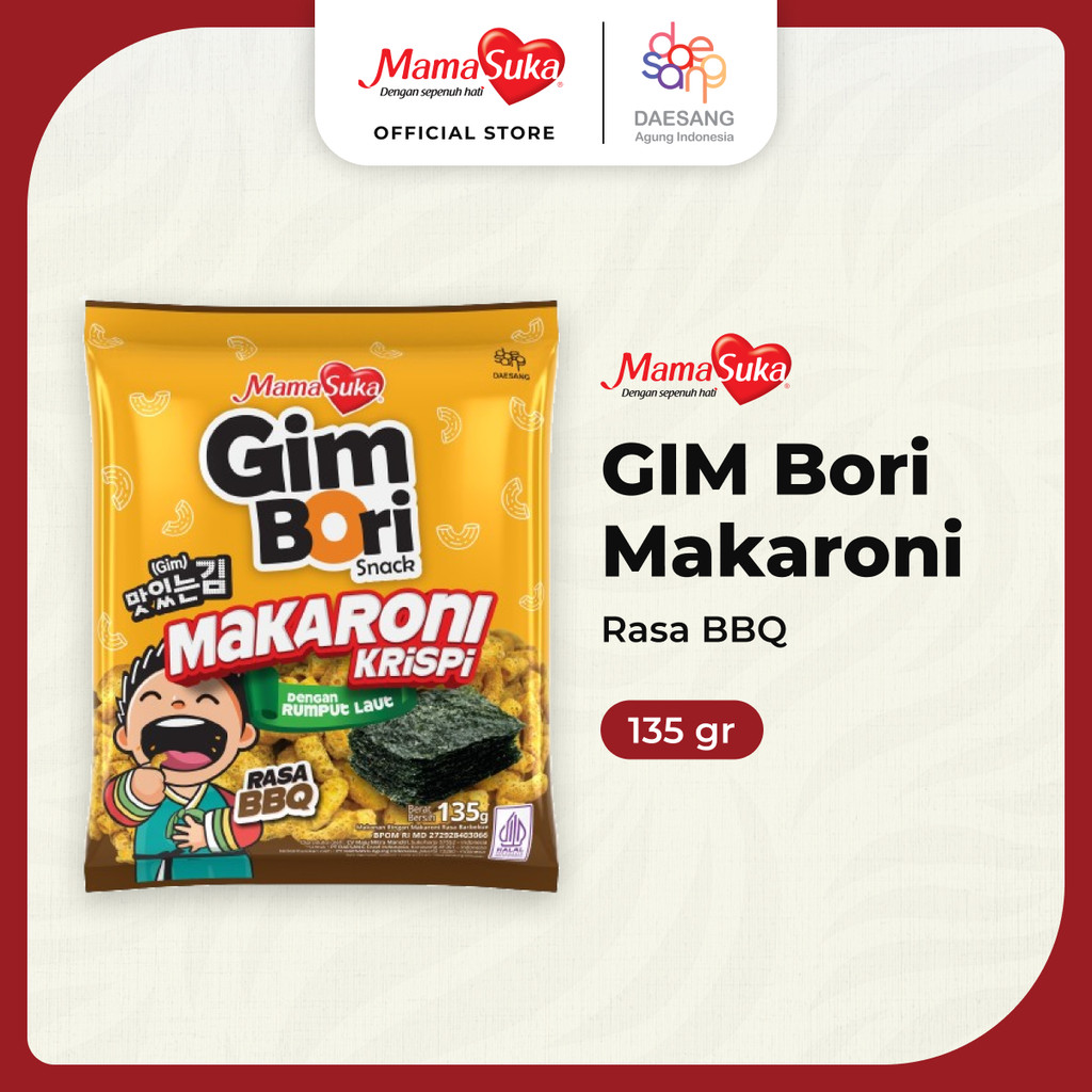 

MamaSuka - Gim Bori Makaroni Barbeque 135 gr