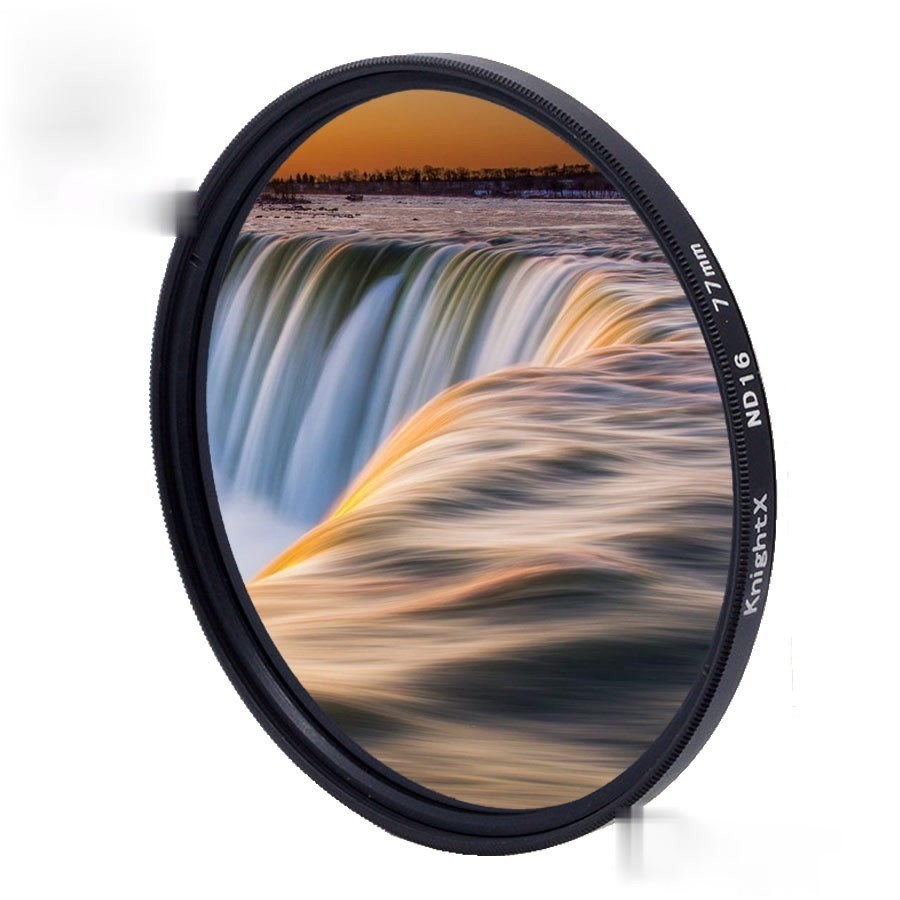 KnightX ND FILTER ND4 ND8 ND16 For canon nikon d80 700d light d5100 60d Camera Lens 49mm 52mm 55mm 5