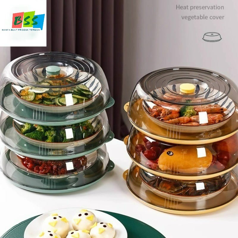 Tudung Saji Premium Penutup Makanan Tudung Saji Food Organizer BPA/Piring Kue Perayaan/Penutup kotak