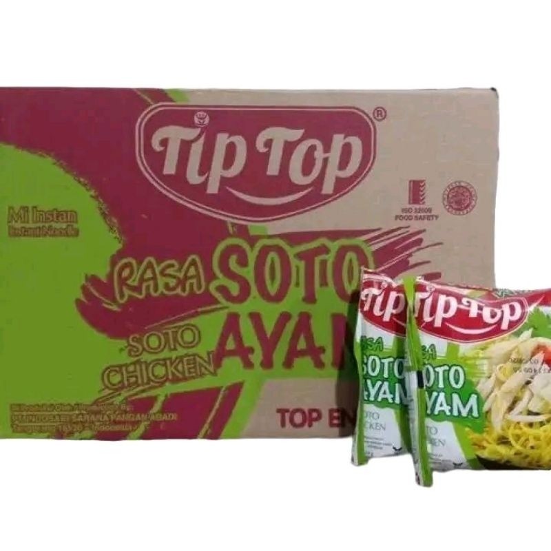 

1 dus mie indomie indomi mi tiptop soto ayam 40 bungkus kuah instan