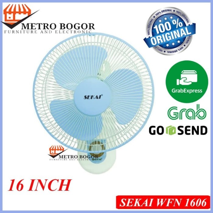 Sekai Kipas Angin Dinding WFN 1606 16 INCH