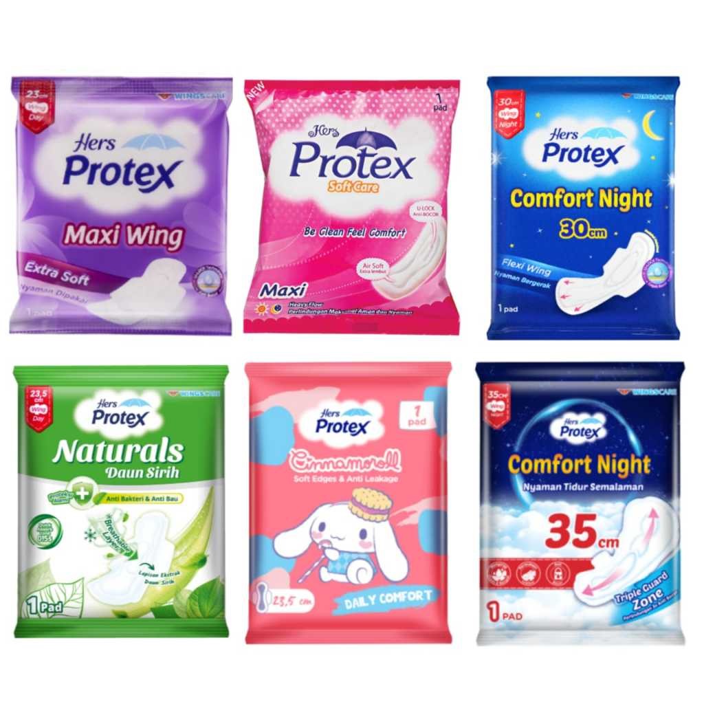 HERS PROTEX Pembalut Sachet Renceng