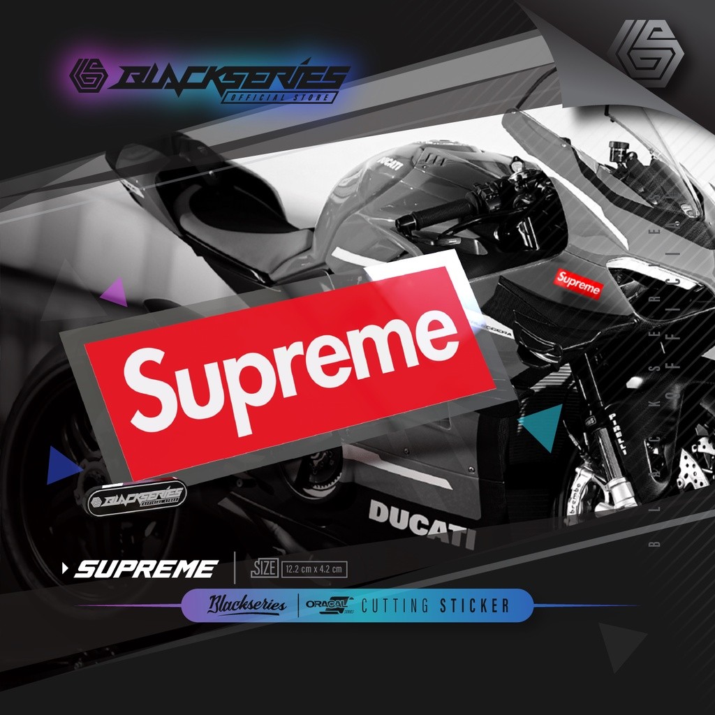 Cutting Sticker Supreme | Stiker Supreme | Supreme