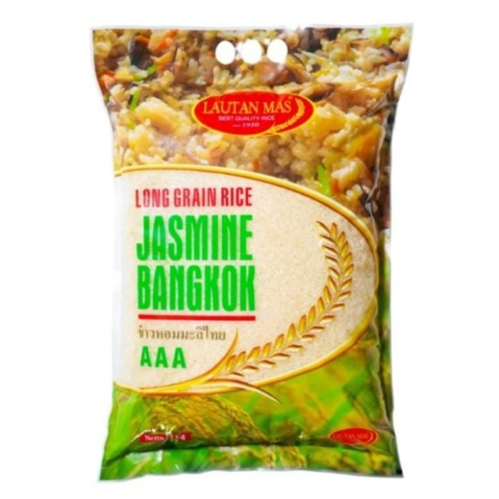 

Beras Thailand Jasmine Bangkok Lautan Mas - 5 Kg