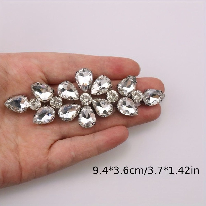 Payet Rose diamond cangkang premium kristal rangkai