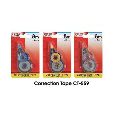 

Tipe-X Kertas / Correction Tape Ct-559 JOYKO