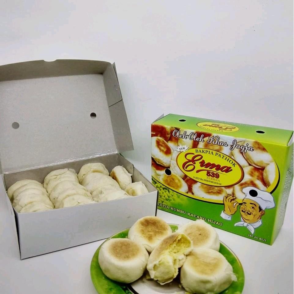 

Bakpia Pathok Erma 539 Isi 10 15 20 dan 50 Khas Jogja Kue Food Manis