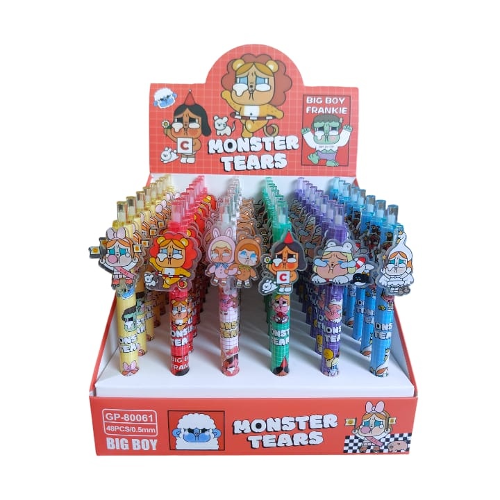 

BP KLIK GP80061 / PULPEN MONSTER TEARS / PULPEN TINTA HITAM / PULPEN LUCU 05