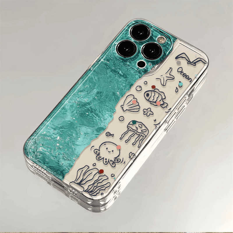 Samodra Biru Case Hp POCO X6 5G X6 Pro 5G M6 M6 Pro M6 Pro 5G C65 F6 Lucu Casing POCO X3 GT X5 5G X6