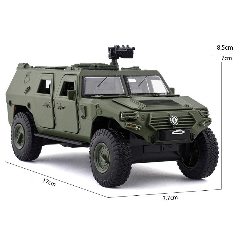 Diecast Miniatur Mobil Militer Model UN Panser scala 1:28