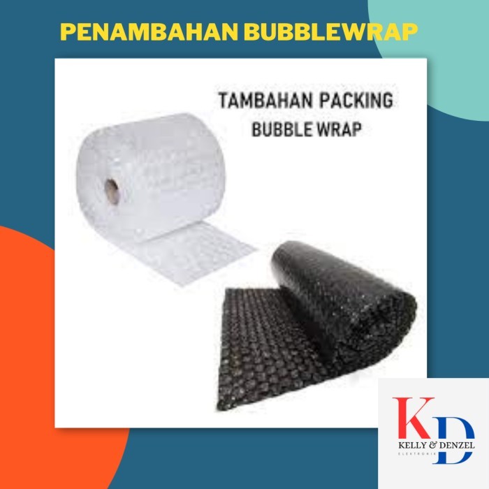 

Penambahan Bubblewrap Bubble Wrap untuk produk sesuai ukuran - 15750