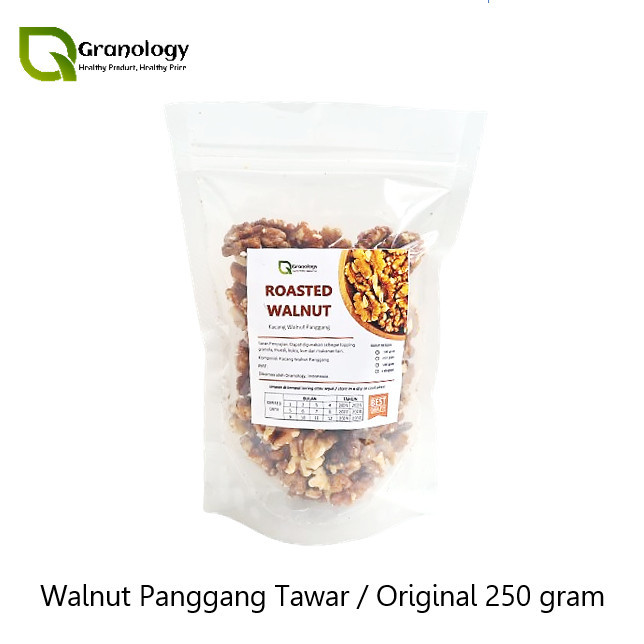 

Best Seller Kacang Walnut Oven / Roasted Walnut (250 gram) by Granology