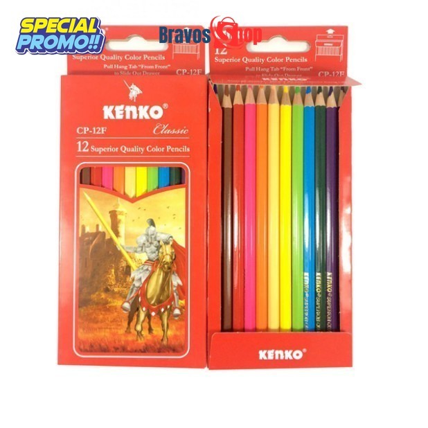 

PENSIL WARNA KENKO 12 WARNA PANJANG CP-1L