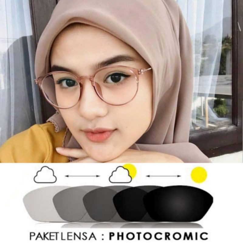 Kacamata Minus Lentur Pria Wanita | Kacamata Photocromic | Kacamata Minus Plus Baca Silinder