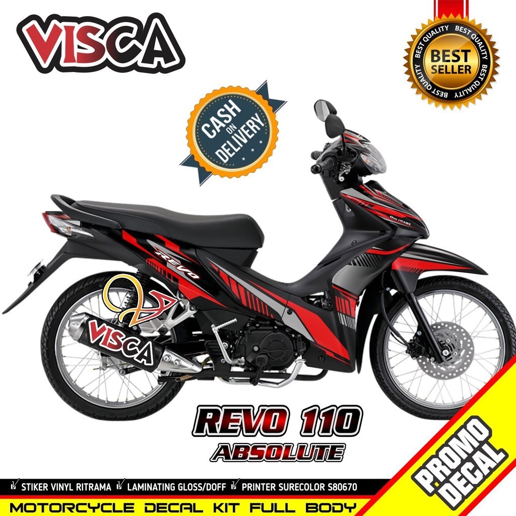 Decal Revo Absolute 110 Full Body Decal Absolute Revo Full Body Stiker Revo Absolute 110 Full Body S