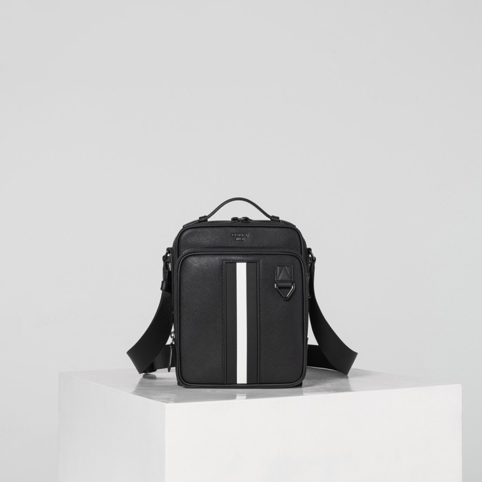 ✨WY.SY✨ -TERLARIS TAS SELEMPANG PRIA BALLY MACKAO RECYCLED CROSSBODY BAG ORIGINAL - B