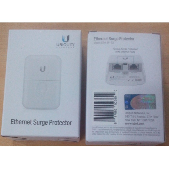 Ubiquiti ethernet surge protector ,Anti petir Rj45 / LAN ( ETh-Sp-G2 )
