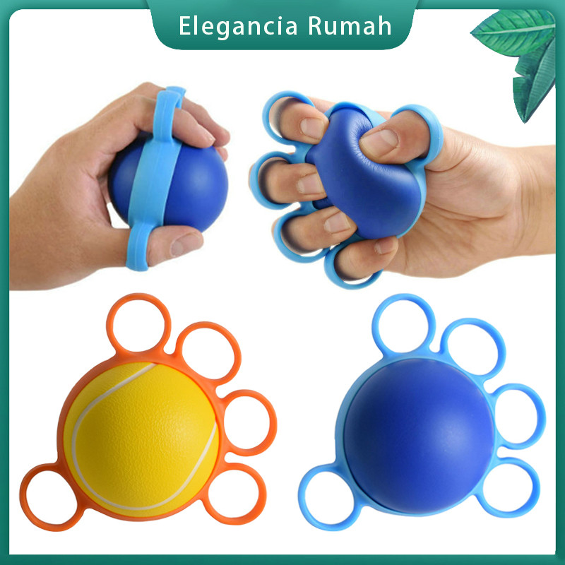 Bola Terapi Tangan/Bola Terapi Tangan Stroke/Ball Silikon Rubber Ring/Bola Pijat Terapi Tangan Rehab