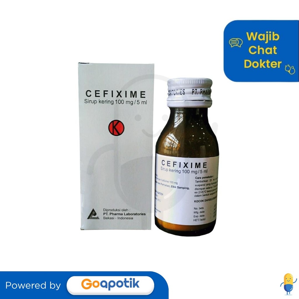 Cefixime Pharma 100 Mg/5 Ml Dry Syrup 30 Ml
