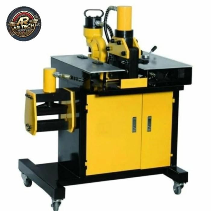 

3in1 Busbar bending cutting punch dengan Oil Cooler OPM200H Hydraulic