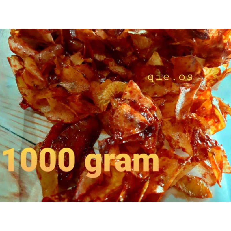 

keripik singkong sambal pedas manis kripik sanjay 1 kg