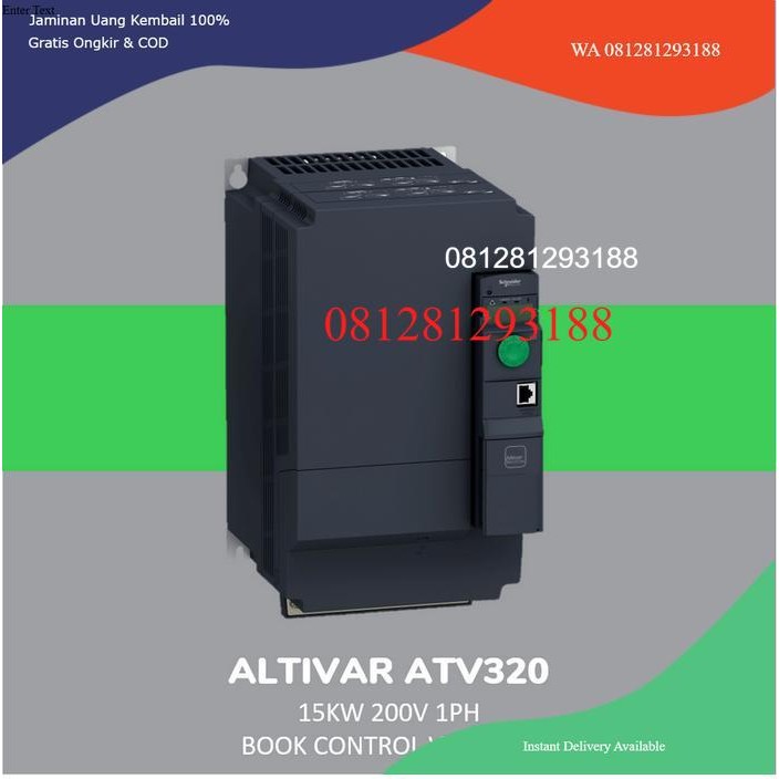 Schneider Altivar ATV320 Inverter 15Kw 3P - ATV320D15N4B