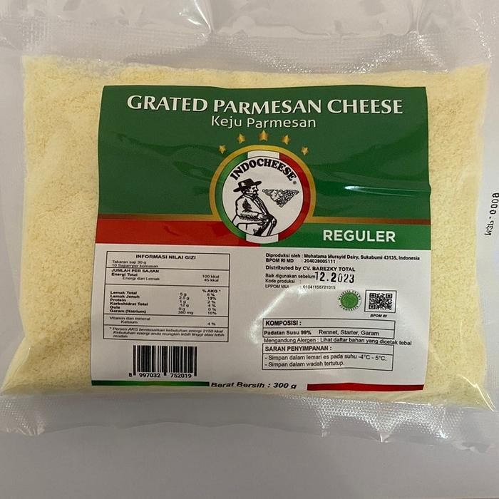 

Indocheese Parmesan 300gr Indochesse Indochiz Indocheez