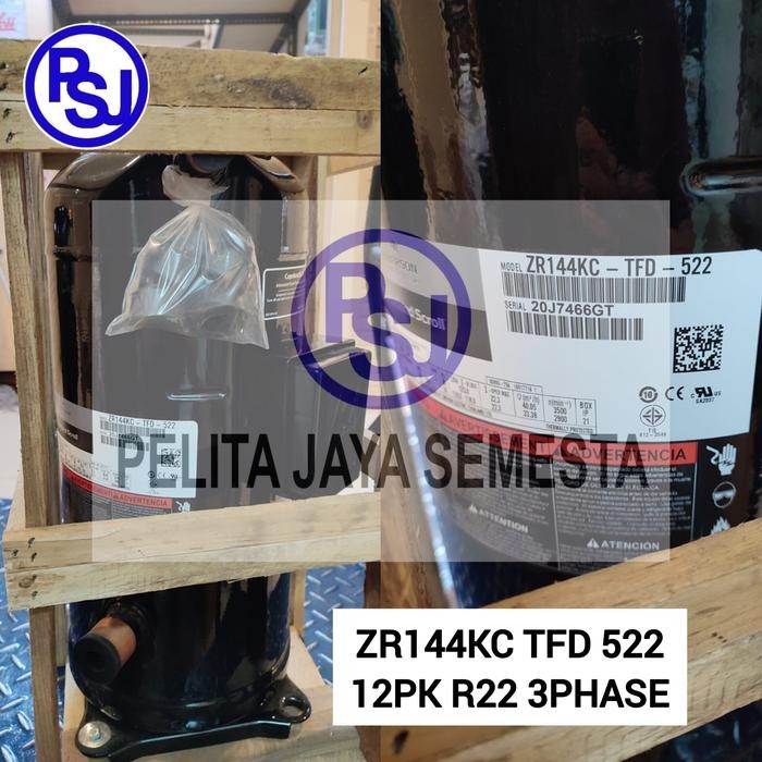 Kompresor AC Copeland ZR144KC-TFD-522 / Compressor Copeland ZR144KC / 12PK