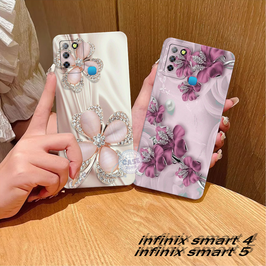 Softcase Hp Infinix Smart 5 / Smart 4 Kekinian - Motif Bung4 - Case Cewek Terbaru - Silikon Premium 
