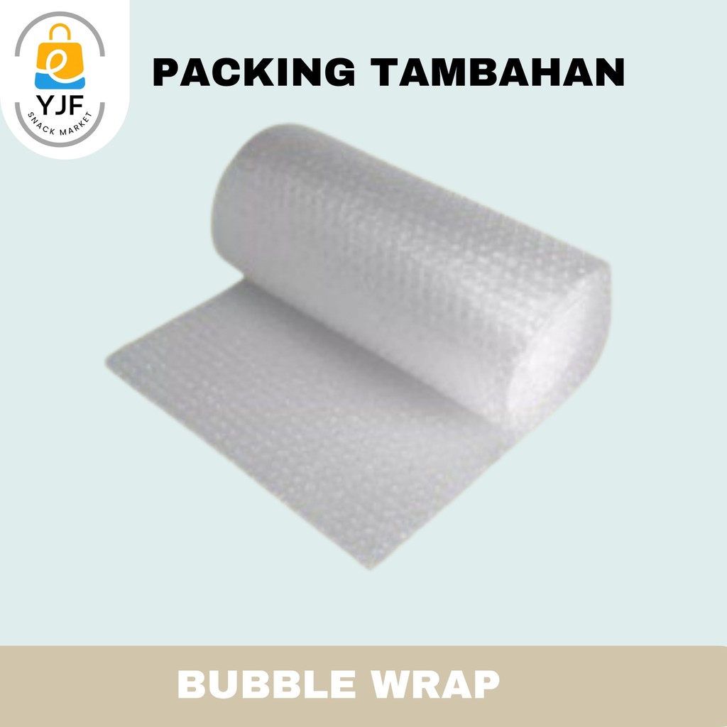 

Packing Tambahan Bubble Wrap / Bubble Wrap + Kardus